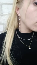 De la cadena de moda collar de perlas para mujeres Perla Barroca abalorio de Metal colgantes collares de gargantilla de cadena de cuentas de joyería regalos