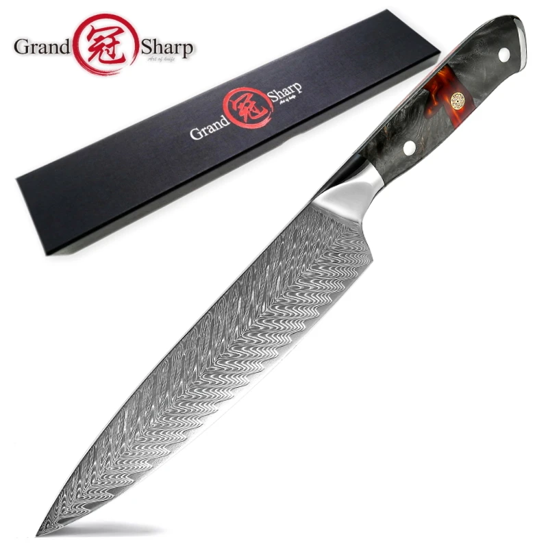 Кухонные ножи Grandsharp Новый профессиональный инструмент шеф-повара японская