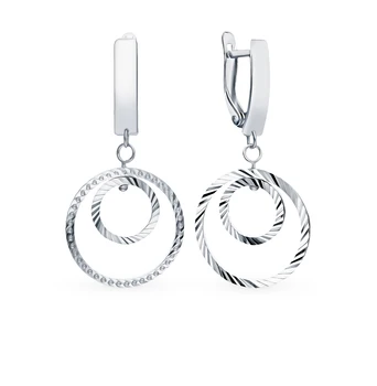 

Silver sunlight earrings sample 925