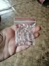 Aclovex-cabujón de cristal transparente para fabricación de joyas, cabujones redondos con parte trasera plana de 12mm, 20mm y 25mm, 1 paquete