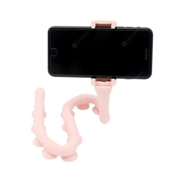 Держатель для телефона Clip Cute Worm Lazy Holder(Розовый
