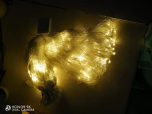 Curtain Garland Fairy-String-Light Led Net Mesh Window Christmas Wedding Party 2x2m 3x2m