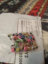 50 unids/lote ojo de pez pesca perlas 6mm 8mm mixto Color luminoso Carolina DEL plataformas impuestos plataformas pesca cuentas DIY Kit de Bass pesca