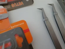 Pinzas para pestañas postizas profesionales 6A-SA, extensión y volumen de pestañas, pinzas para las cejas, herramientas de maquillaje, 1 unidad
