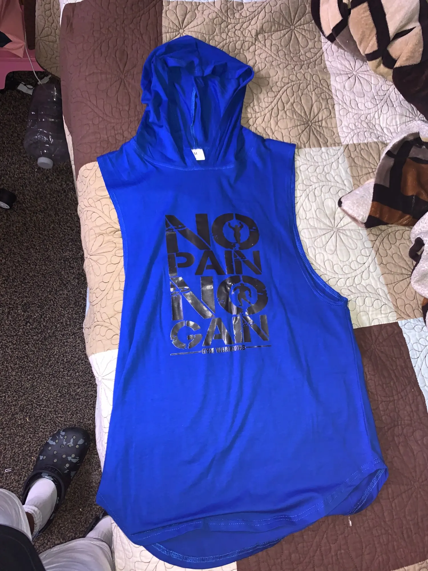 Men's No Pain No Gain Tank Top photo review