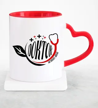 

Personalized Professional Doctor Red Heart Mug Cup-10