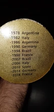 World-Football-Trophy Mascot Office-Decoration Golden-Resin European Gift