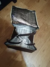 Bolsa de refrigerador térmico aislado para almuerzo, almacenamiento grande y cuadrado de bebidas frías, bolsas de aluminio para comida y café, 4 personas