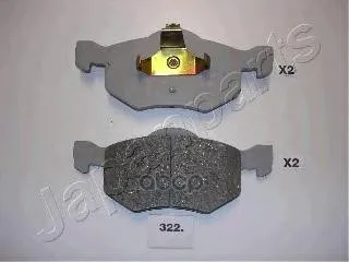 Колодки Тормозные Ford Maverick 03/Mazda Tribute 00передние Japanparts Pa322af Japanparts арт. PA322AF