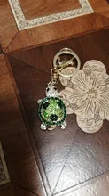 Llavero creativo de diamantes de imitación para mujer, serie con diseño marinero, Tortuga pequeña, llavero de coche, accesorios para bolso, llavero de animal, colgante de metal