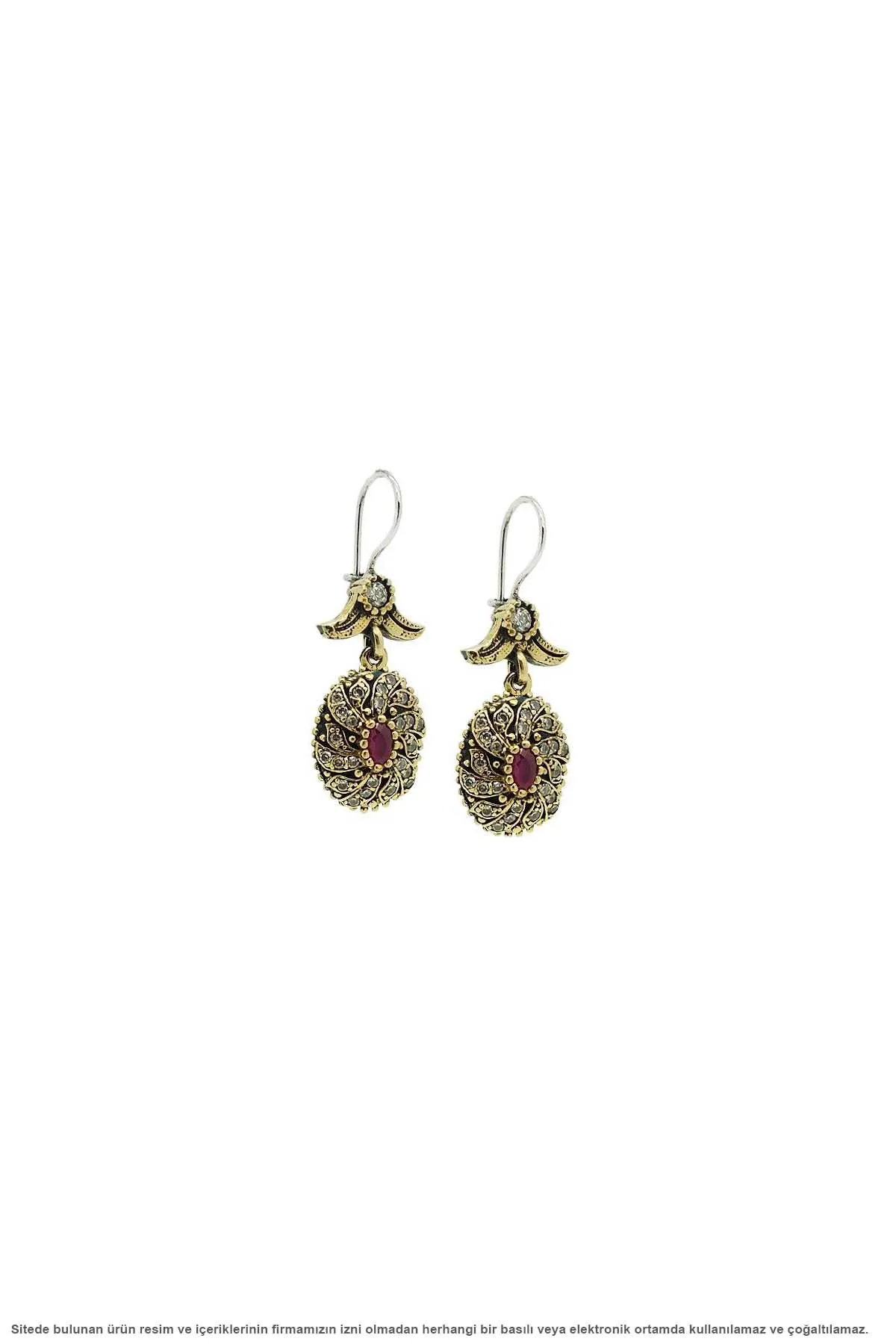 

Sterling silver Authentic Natural Stone Women Earrings