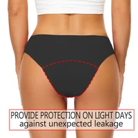 Teens Seamless Swimwear Menstrual Panties 4-Layer Leakproof Sexy Leopard Bikini Fast Absorption Summer Beachwear Period Swimsuit 2