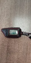 Jingyuqin nuevas de cuero clave caso Tomahawk TW9010 TW9020/TW4000/TW701 LCD remoto llavero Fob cubierta de dos vías de sistema de alarma para coche