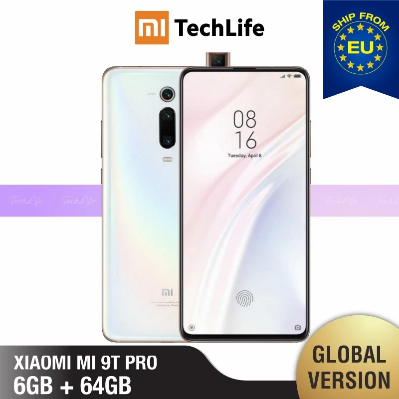 Глобальная версия Xiaomi Mi 9T PRO 64 Гб ROM 6 Гб RAM(Совершенно новая/запечатанная) mi 9t pro, mi9tpro, mi 9t, mi9t, mi 9, mi9 - Цвет: White 64GB