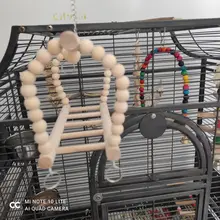 Bird-Toys Accessories Perch-Stand Cockatiel Budgie Parkiet Vogelspeelgoed 7pcs Jouet