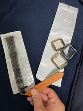 Correa de doble recorrido para Apple watch, correa de reloj de cuero genuino de 44mm/40mm 42mm/38mm, serie iWatch 5 4 3 se 6