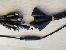 5/10 Uds 5,5x2,1 macho DC macho o hembra conector de Cable para 3528 de 5050 LED de luz de tira