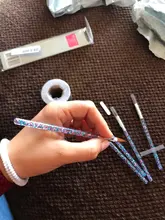 Nuevo pincel brillante para manicura, para polvo acrílico, 100%, nailon, acrílico, redondo, 7 tamaños