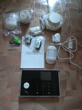 Sistema de alarma inalámbrico para uso en el hogar, detector de intrusos y ladrón con cable, detecta RFID TFT, con teclado táctil, 11 idiomas, soporte wifi/gsm de 433Mhz y compatible con Alexa