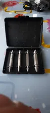 Screw-Extractor-Set Hand-Tool-Sets Remove-Stripped Screws Damaged 4pcs Easily Double-Ended