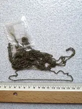 5 metros 1,5, 2,0, 2,5mm Oval cadenas para fabricación de joyería DIY suministros de pulsera de collar de cadena de resultados