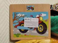 12 Slice Kids New Cartoon Animals/ Vehicle Wooden Puzzle Baby Montessori Toy Educational