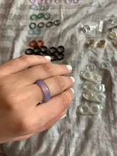 Lote de 20 unidades de anillos de piedra Natural Vintage para mujer, 5-6MM, abalorio de piedra con joyas anillos, Unisex, venta al por mayor