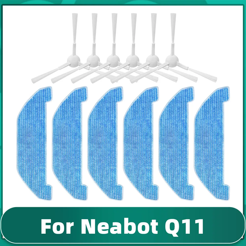 14-delige Accessoireset Voor Neabot NoMo Q11 Robotstofzuiger - Borstels, Filters & Dweildoeken