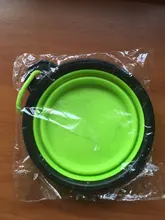 Bol plegable de silicona para perros, cuenco de viaje para perros, Bol de perro plegable portátil para Gato, alimentación de agua y comida, 1 ud.