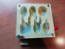 Mini nido de yeso para hormigas, nido plano, Red, hormiga, granja, Terrario de insectos