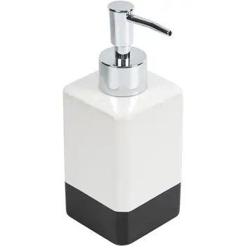 

Dispenser for liquid soap text ceramic color black/white