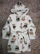 Pijamas de franela para niños Y niñas, bata de baño suave Y cómoda, ropa de casa para bebés de 2 a 8 años, Otoño e Invierno