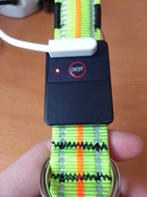 Glowing Collar Reflective Night-Safety Rechargeable Luminous Adjustable Nylon Waterproof