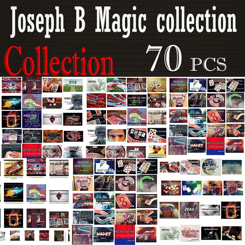 

70-80 pcs 110 pcs Joseph B Magic package collection- Collection Magic Tricks