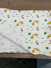 Toalla de baño de muselina para bebé, bata de baño para niño, manta para niño recién nacido, niño pequeño, niño y niña, algodón de gasa de 105x105cm