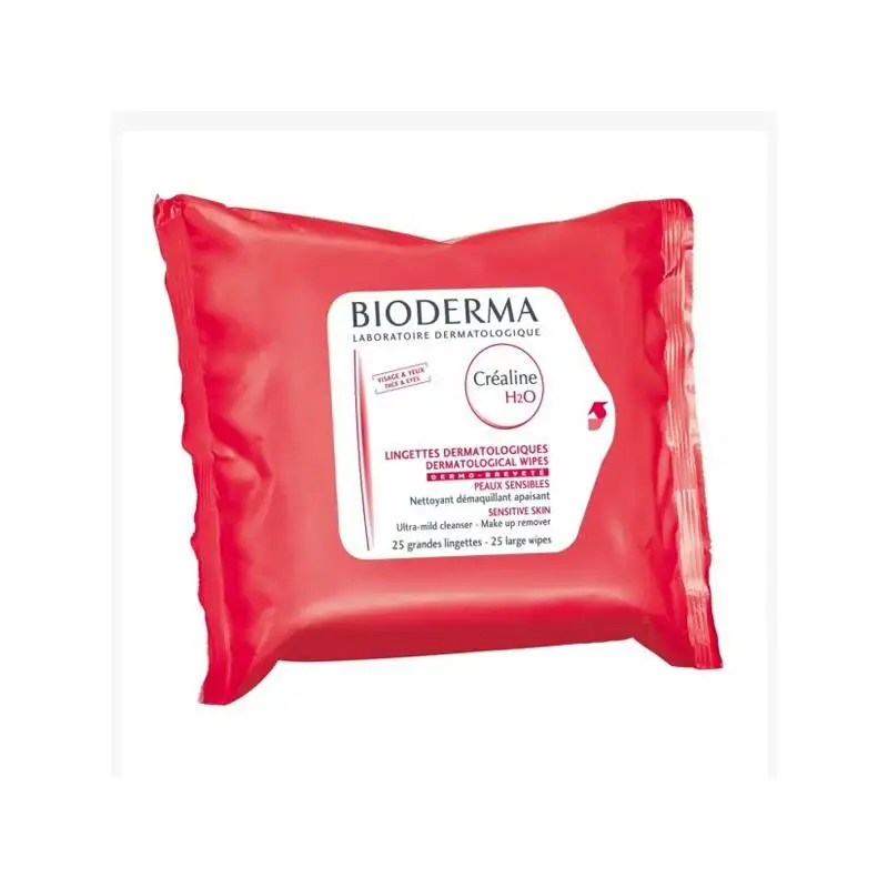 Очищающие Салфетки Créaline H2o Bioderma (25 шт)| |