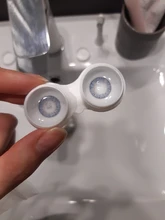 Lentillas de colores para Anime, maquillaje de belleza para ojos, nórdico, Color azul mitológico, 1 par (2 uds.)