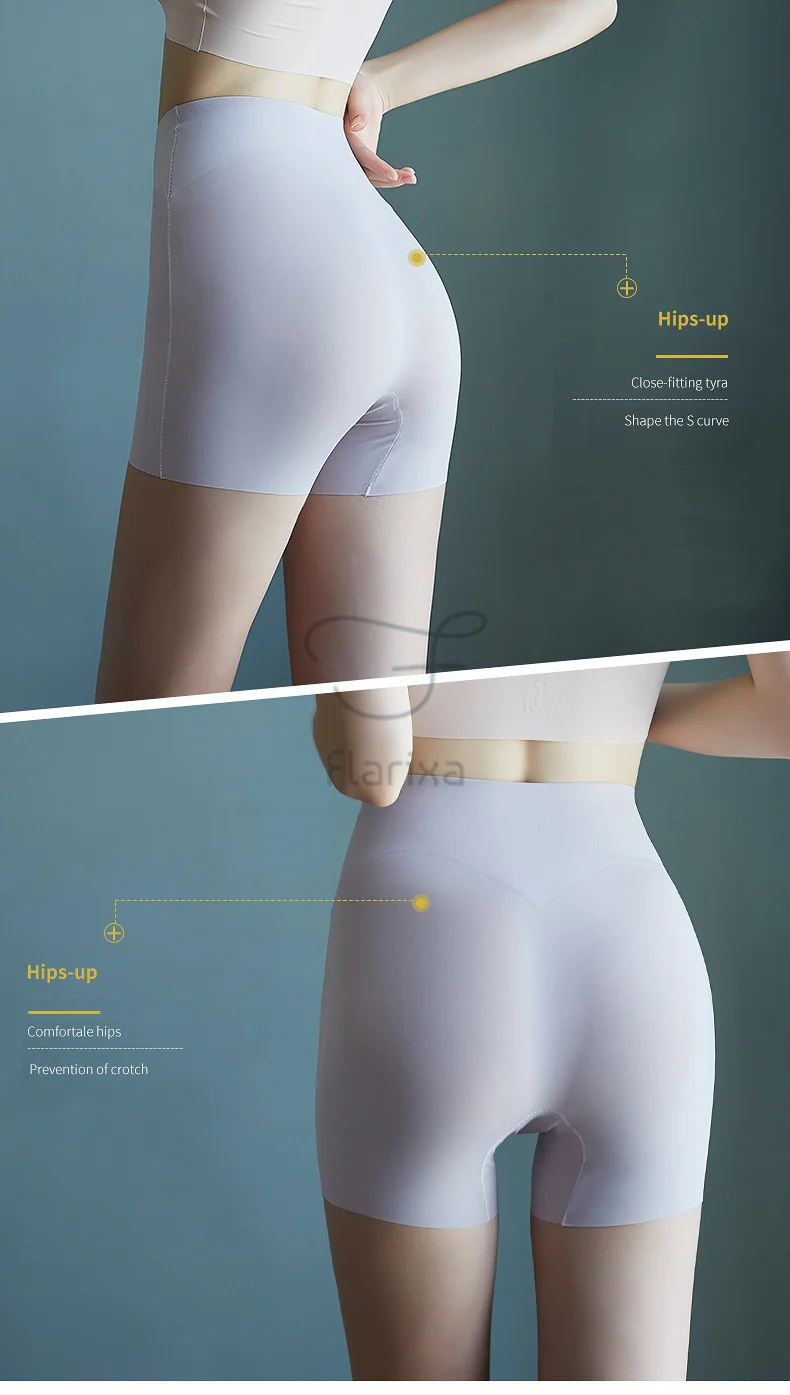 Choosemuc Sous-vêtements, Culotte 3 En 1 Invisible En Soie Glacée