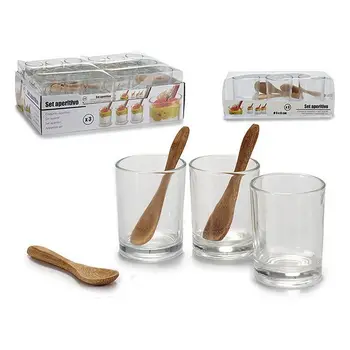 

Glasses Vivalto Crystal (3 Pieces) (7 x 6,5 x 19 cm)