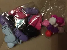 Teething Baby Pacifier-Chain Silicone Beads Shower Hexagon Necklace Gift Food-Grade BOBO.BOX