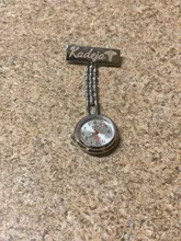 Broche personalizado grabado con tu nombre, Pin de solapa de acero inoxidable, de alta calidad, oro rosa, Fob, reloj de enfermera