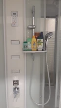 Bathroom Shelves Shampoo-Tray Storage-Holder Adjustable Zhangji High-Quality