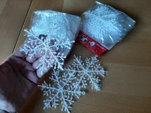 Snowflake Ornaments Christmas-Tree-Decorations White WEIGAO for Home Artificial New-Year