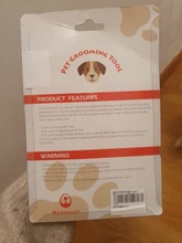 Cepillo antideslizante para cuidado de mascotas, rastrillo para eliminar el pelo de gatos, Mango para perros, cepillo para cachorro, suministros prácticos