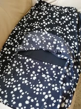 Spring Skirts Bottom A-Line Floral-Printed MISHOW Elegant Fashion Women Female Mid-Calf