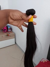 Luvin 28 30 32 34 40 pulgadas brasileño recto de la armadura del pelo 3 4 mechones con 13x4 de encaje Frontal y cierre Remy 100% cabello humano