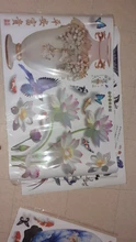 Vase Wall-Stickers Flower Room-Decoration Bedroom Living-Room Pvc Vinyl Chinese-Style