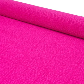 

71357 paper corrugated plain, 50 cm * 2,5 m 140gr 972 Raspberry