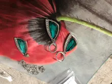 Juegos de joyas para mujer, bodas, Plata de Ley 925, collar de circonia cúbica verde, juegos de pendientes