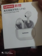 Lenovo-auriculares inalámbricos LP40 TWS, originales, con Bluetooth, Control táctil, deportivos, estéreo, para teléfono Android